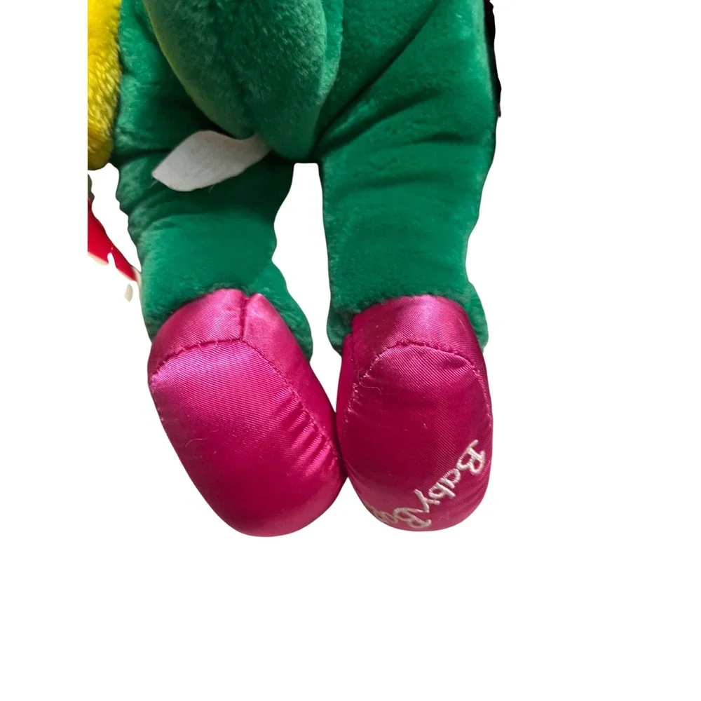 Vintage Barney Baby Bop BJ Plush Set Lyons Group 90s Dinosaur Stuffed Animals